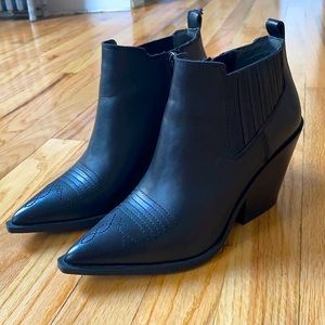 Black Franco Sarto boots